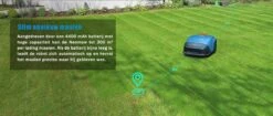 HOOKII Neomow S - Robot Tondeuse Intelligent Pour Pelouses Jusqu'à 1000m² - Batterie Haute Capacité 4400mAh - Largeur De Coupe 7,87'', Recharge Automatique, Bluetooth /WiFi - Batterie Et Chargeur Inclus -Vendite Pelouse Pro 1200x512