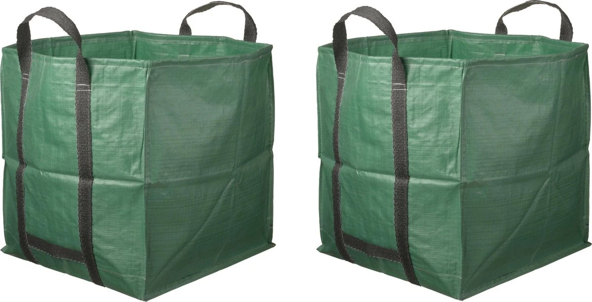2x Sacs à Déchets Verts Carrés Pliables 252 Litres - Sacs De Jardinage à Déchets De Jardin - Nettoyage / Rangement Du Jardin - Entretien Du Jardin 1 2x Sacs à Déchets Verts Carrés Pliables 252 Litres - Sacs De Jardinage à Déchets De Jardin - Nettoyage / Rangement Du Jardin - Entretien Du Jardin