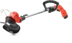 Tondeuse à Gazon DrillPro - Coupe- Coupe-herbe électriques - Tondeuse à Gazon - Tondeuse à Gazon - Sans Fil - Poignée Réglable - 300W 12V - Avec 1 Batterie Et Chargeur - Pour Tailler La Pelouse De Jardin - Rouge -Vendite Pelouse Pro 1200x711