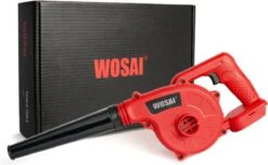 Souffleur D'air - Souffleur De Poussière - Souffleur De Feuilles - Souffleur - Électrique - Aspirateur Sans Fil - Air Duster - Geen Batterie - 2,1 Kg - Rouge