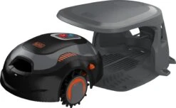 Black & Decker BLACK+DECKER BCRMW123-QW Robot Tondeuse Avec Autonettoyant - 12V - 18cm - Robot Domestique Inclus -Vendite Pelouse Pro 1200x740 3