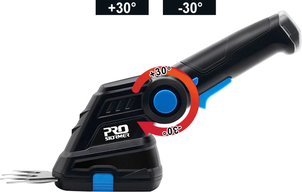 FlowShop - Taille-haie Multifonction 2-en-1 - Taille-haie électrique - Tondeuse à Gazon Sans Fil - Sécateur - Outils De Jardin - Batterie 2000mAh - Blauw 7 FlowShop - Taille-haie Multifonction 2-en-1 - Taille-haie électrique - Tondeuse à Gazon Sans Fil - Sécateur - Outils De Jardin - Batterie 2000mAh - Blauw – Image 7