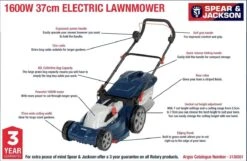 Tondeuse à Gazon Rotative Spear & Jackson 37 Cm Avec Cordon - 1600W -Vendite Pelouse Pro 1200x780 2