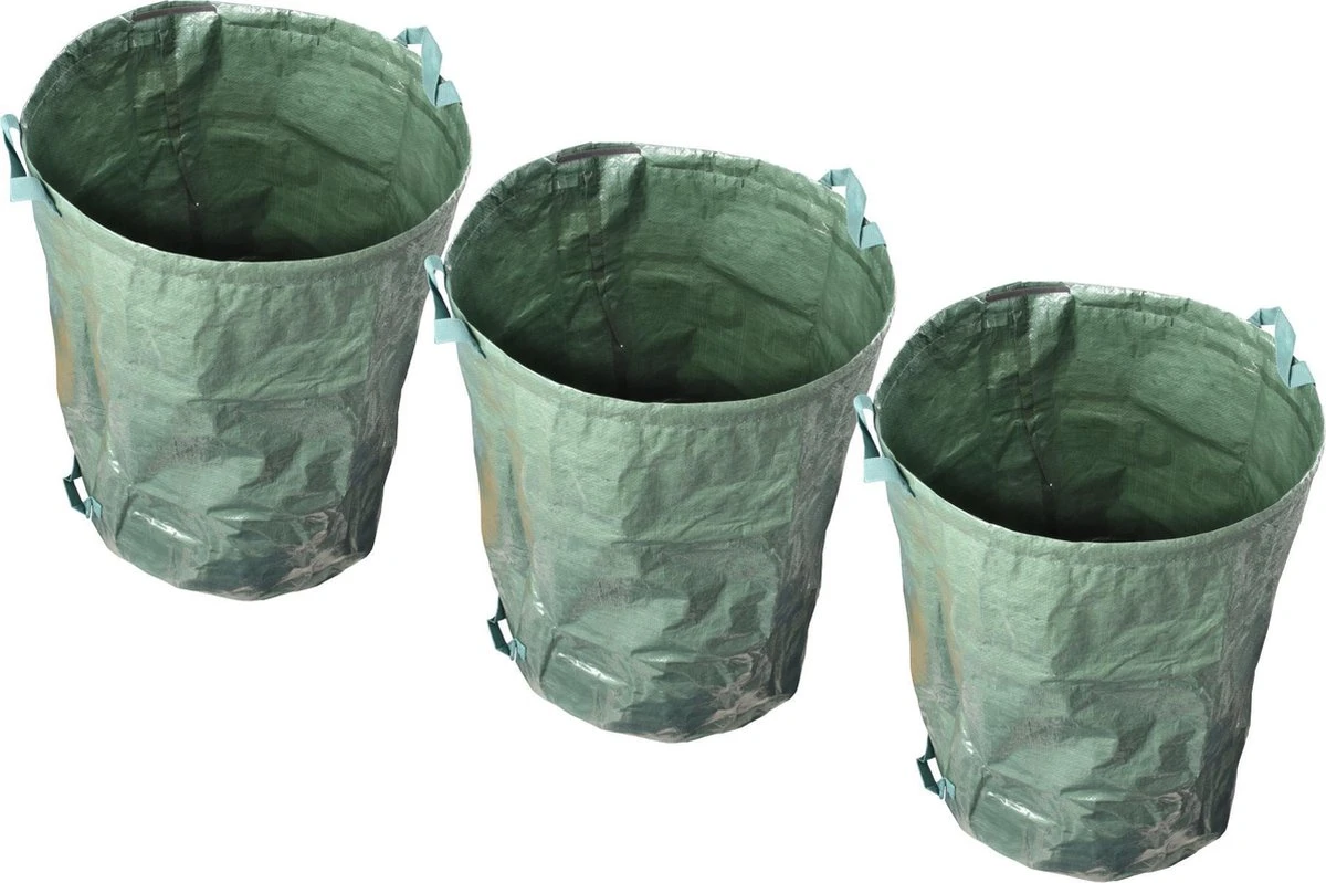 Sac Poubelle Pour Jardin | Set De 3 Sacs De Jardinage | Ø45 X 70 Cm | 110 Litres | Forme Rigide | Sacs à Feuilles Sac à Mauvaises Herbes 1 Sac Poubelle Pour Jardin | Set De 3 Sacs De Jardinage | Ø45 X 70 Cm | 110 Litres | Forme Rigide | Sacs à Feuilles Sac à Mauvaises Herbes
