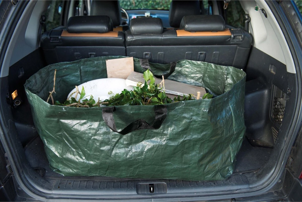 1x Sacs à Déchets / Poubelles De Jardin Carré Vert Pliable 225 Litres - Sacs De Jardinage De Jardin - Nettoyage / Rangement Du Jardin - Entretien De La Pelouse 2 1x Sacs à Déchets / Poubelles De Jardin Carré Vert Pliable 225 Litres - Sacs De Jardinage De Jardin - Nettoyage / Rangement Du Jardin - Entretien De La Pelouse – Image 2