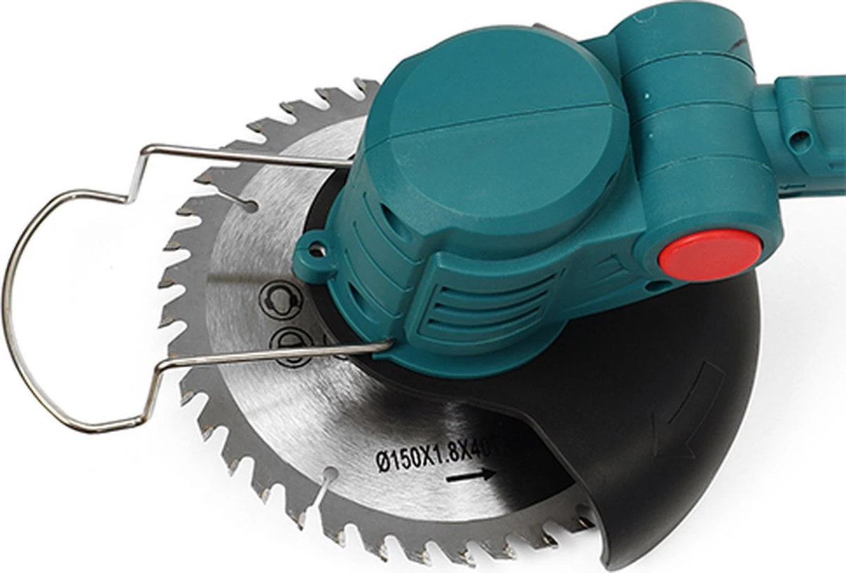 Coupe-herbe Coupe-herbe - Tondeuse à Gazon électrique Sans Fil Rechargeable - Tondeuse à Gazon Rotative - Tondeuse à Gazon - Poignée Réglable - Avec 2 Piles - Pour Tailler La Pelouse De Jardin - Blauw 8 Coupe-herbe Coupe-herbe - Tondeuse à Gazon électrique Sans Fil Rechargeable - Tondeuse à Gazon Rotative - Tondeuse à Gazon - Poignée Réglable - Avec 2 Piles - Pour Tailler La Pelouse De Jardin - Blauw – Image 8