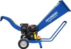 Broyeur à Bois Hyundai Moteur à Essence 196cc / 6,5 CV - Broyeur De Branches Avec Moteur Broyeur De Branches - Broyeur De Branches Mobile Avec Moteur à Essence -Vendite Pelouse Pro 1200x833