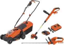 Ensemble De Jardin Powerplus Dual Power POWDPGBOX22 - Incl. Tondeuse à Gazon, Coupe-herbe, Taille-haie, Batterie 2,0 Ah Et Chargeur