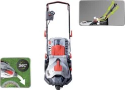 STERWINS - Tondeuse électrique 3 Roues - 1400 W - 220-240 V -Vendite Pelouse Pro 1200x870