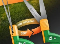 GRÜNTEK Cisailles à Gazon En Téflon Tête De Coupe Rotative à 360°, Cisailles à Gazon, Cisailles à Bordure De Pelouse SEGLER 380 Mm, Poignées Ergonomiques. Couteaux Recouvertes De Téflon 7 GRÜNTEK Cisailles à Gazon En Téflon Tête De Coupe Rotative à 360°, Cisailles à Gazon, Cisailles à Bordure De Pelouse SEGLER 380 Mm, Poignées Ergonomiques. Couteaux Recouvertes De Téflon -Vendite Pelouse Pro 1200x873 1