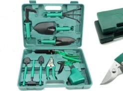 IBright Set D'outils De Outils De Jardin 10 Pièces Avec étui De Rangement - Ensemble De Jardinage - Outils Pour Jardin - Vert -Vendite Pelouse Pro 1200x886 2