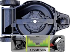 STERWINS - Tondeuse électrique 3 Roues - 1400 W - 220-240 V -Vendite Pelouse Pro 1200x886