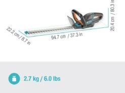 GARDENA - ComfortCut 50/18V-P4A Solo - Taille-haie - Ouverture De Lame Dentée 20 Mm - Longueur De Lame 200 -Vendite Pelouse Pro 1200x888 1