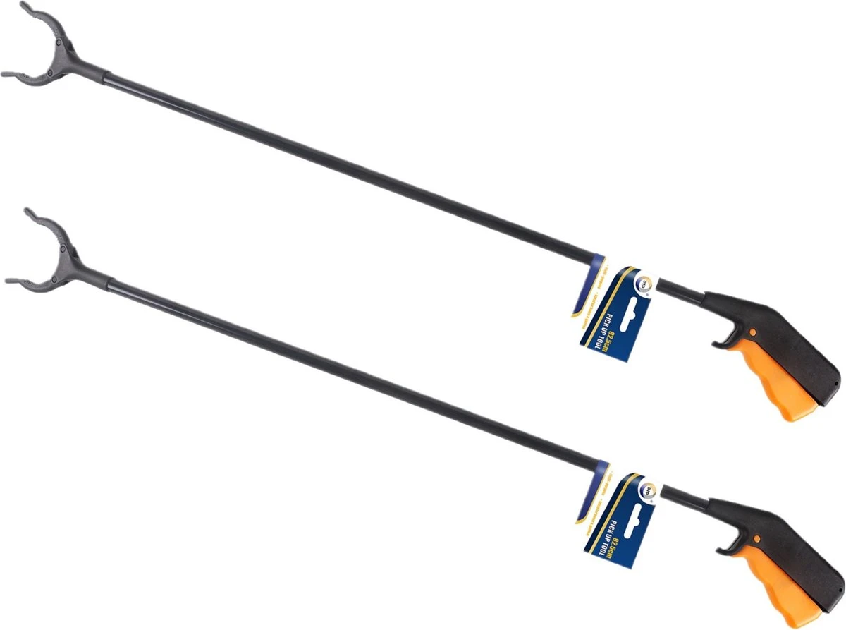 DID Paquet De 4x Morceaux De Pinces à Déchets En Plastique Noir 82,5 Cm - Dégagement Des Ordures - Bras De Préhension / Pinces à Déchets / Pinces à Ordures Noires 1 DID Paquet De 4x Morceaux De Pinces à Déchets En Plastique Noir 82,5 Cm - Dégagement Des Ordures - Bras De Préhension / Pinces à Déchets / Pinces à Ordures Noires