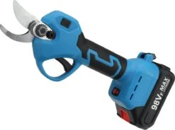 Sécateur BRAVOBRO - Sécateur - Ø30mm - Électrique Ergonomique - Avec 2 Batteries - Pour Batterie Makita 18V - Pour Couper Et Tailler Les Branches Dans Les Vergers - Blauw -Vendite Pelouse Pro 1200x894