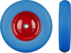 Roue De Brouette Relaxdays 4.80 4.00-8 - Roue De Secours - Pneu En Caoutchouc - Chariot De Roue De Charrette à Main Blauw-rouge -Vendite Pelouse Pro 1200x895 2