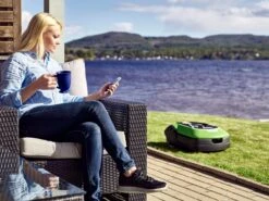 Greenworks 2509307 Tondeuse à Gazon Tondeuse à Gazon Robot Batterie Noir, Vert -Vendite Pelouse Pro 1200x900 13