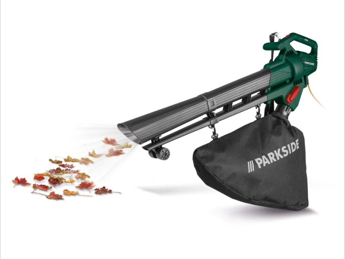 Aspirateur/souffleur à Feuilles électrique PARKSIDE® - 3-en-1 : Ventilateur Puissant, Aspirateur Efficace Et Fonction De Broyage Intégrée 1 Aspirateur/souffleur à Feuilles électrique PARKSIDE® - 3-en-1 : Ventilateur Puissant, Aspirateur Efficace Et Fonction De Broyage Intégrée