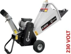 Déchiqueteur Lumag HC10E-NL Déchiqueteur Lumag HC10E-NL Puissant Mais Compact équipé D'un Moteur 22000 Watt 230Volts Et D'un Tambour à Lames Duplex.