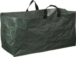 1x Sacs à Déchets / Poubelles De Jardin Carré Vert Pliable 225 Litres - Sacs De Jardinage De Jardin - Nettoyage / Rangement Du Jardin - Entretien De La Pelouse