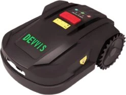Tondeuse Robotique Devvis - Tondeuse Robotique - Capteur De Pluie - Pour Les Pelouses Jusqu'à 1000m2 - Fonction Antivol - Incl. Borne De Recharge - Connectée