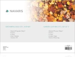 Sac Poubelle De Jardin Réutilisable Navaris 272 Litres - Set De 3 Pièces - Sac De Jardin XXL Pour Déchets Verts, Feuilles Ou Mauvaises Herbes - En Vert Avec Poignées Pratiques 9 Sac Poubelle De Jardin Réutilisable Navaris 272 Litres - Set De 3 Pièces - Sac De Jardin XXL Pour Déchets Verts, Feuilles Ou Mauvaises Herbes - En Vert Avec Poignées Pratiques -Vendite Pelouse Pro 1200x914 2