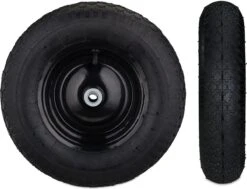 Relaxdays 4x Roue De Brouette 4.80 4.00-8 - Roue De Secours Brouette - Pneu Pneumatique - Jante En Acier -Vendite Pelouse Pro 1200x919 1