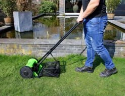 Tondeuse à Cylindre Teien 30cm - Tondeuse à Main Avec Bac De Ramassage 18L + Hauteur De Coupe Réglable Opvang 7 Tondeuse à Cylindre Teien 30cm - Tondeuse à Main Avec Bac De Ramassage 18L + Hauteur De Coupe Réglable Opvang -Vendite Pelouse Pro 1200x921