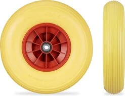 Relaxdays Roue De Brouette Anti Crevaison - 4.00-6 - Roue De Secours - PU - Complet - 3 Adaptateurs Jaune-rouge 23 Relaxdays Roue De Brouette Anti Crevaison - 4.00-6 - Roue De Secours - PU - Complet - 3 Adaptateurs Jaune-rouge -Vendite Pelouse Pro 1200x923 5