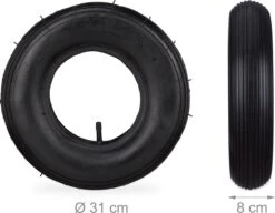 Relaxdays Pneu De Brouette Avec Chambre à Air - Pneu De Secours - Pneu Pneumatique - Roue De Brouette - 2 Pièces -Vendite Pelouse Pro 1200x934 1