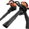 Black & Decker BLACK+DECKER BEBLV300SB- Souffleur QS - 404 Km/h - 3000W - Fonction Aspiration/soufflage - Filaire
