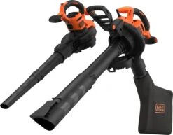 Black & Decker BLACK+DECKER BEBLV300SB- Souffleur QS - 404 Km/h - 3000W - Fonction Aspiration/soufflage - Filaire