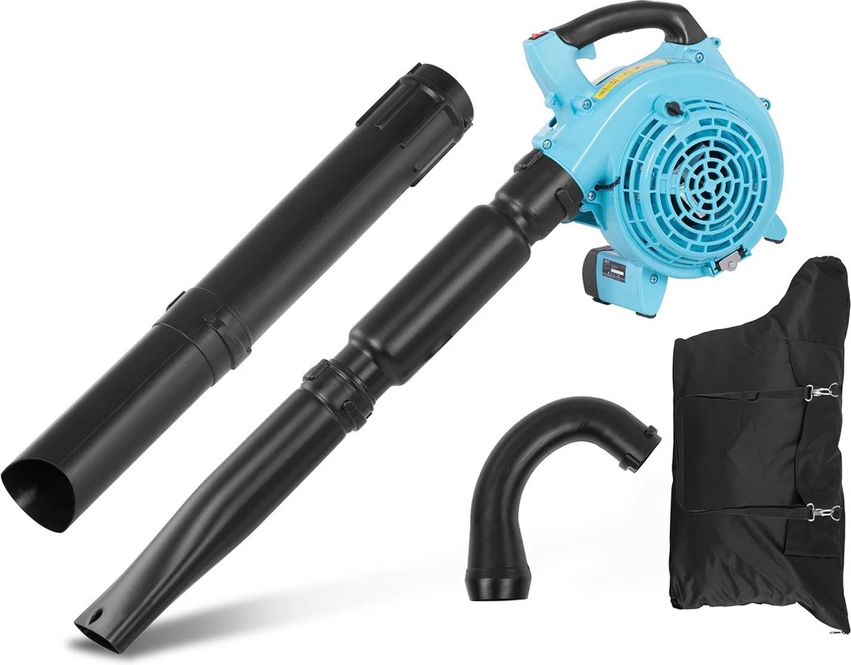 Souffleur Et Souffleur De Feuilles 2 En 1 Hillvert - 750 W - Essence 1 Souffleur Et Souffleur De Feuilles 2 En 1 Hillvert - 750 W - Essence
