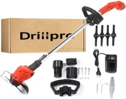 Brosse De Désherbage électrique Drillpro - Coupe-herbe Réglable - Set Complet De Tondeuse à Gazon - Haute Qualité - Avec Lames -Vendite Pelouse Pro 1200x942