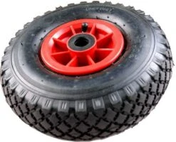 Benson Roue De Brouette Roue De Chariot Roue De Chariot Avec Le Pneu 3.00-4 | Diamètre Du Trou D'axe 20 Mm Roulement à Rouleaux | Hauteur De Roue 26 Cm -Vendite Pelouse Pro 1200x970 3