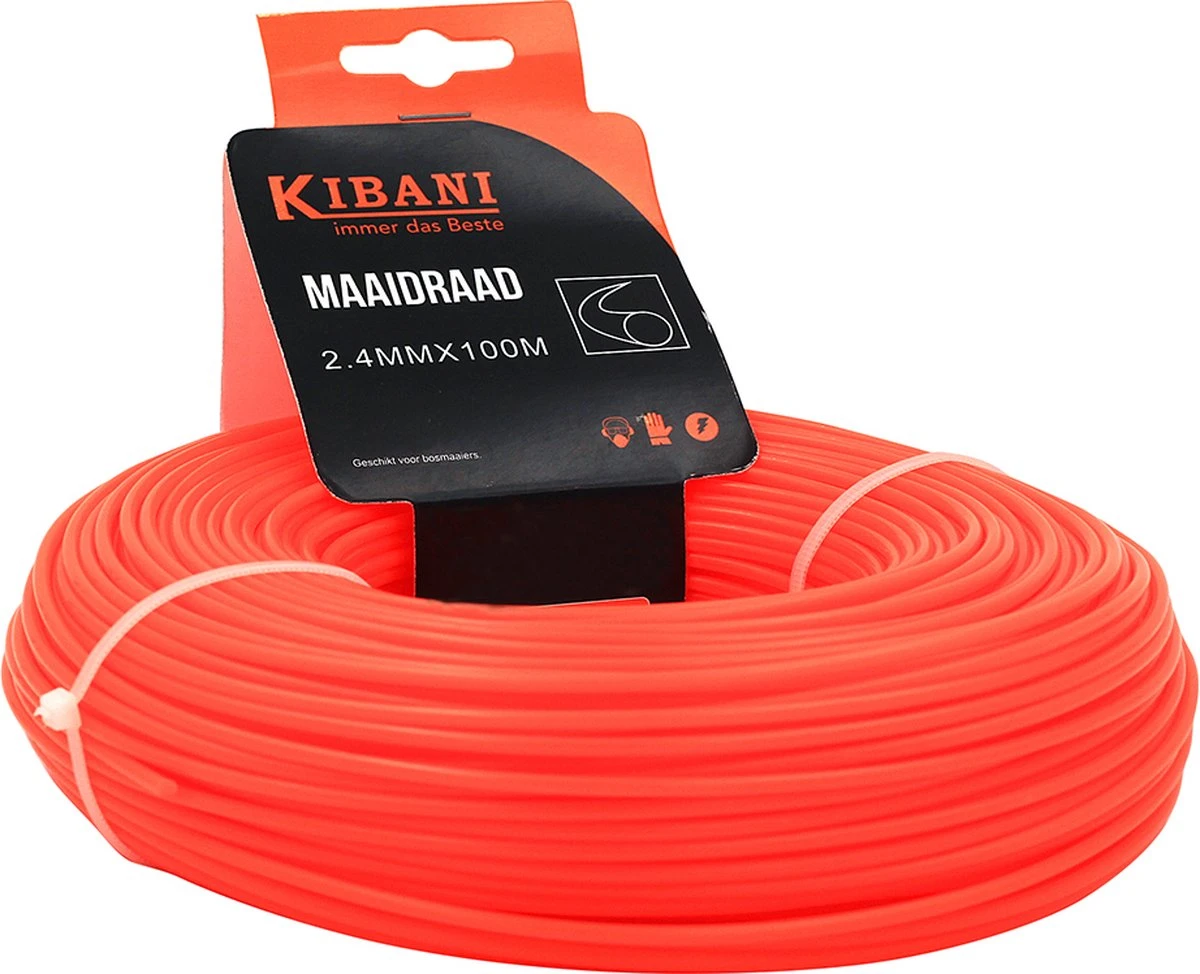 Fil De Coupe Kibani Par 2 - 2.4mm 100 Mètres - Ligne De Coupe Pour Débroussailleuse - Fil De Coupe - Set 2 Fil De Coupe Kibani Par 2 - 2.4mm 100 Mètres - Ligne De Coupe Pour Débroussailleuse - Fil De Coupe - Set – Image 2