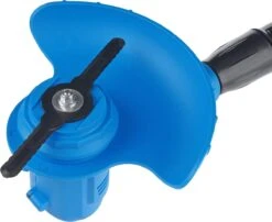 Tondeuse à Gazon Drillpro - Tondeuses à Tondeuses à Gazon - Électrique Portable - 450W 12V - Avec Poignée Réglable Et 2 Piles - Blauw -Vendite Pelouse Pro 1200x980
