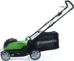 Tondeuse électrique Sans Fil Greenworks G48LM41 48V - Largeur De Coupe 41 Cm - Batterie 4Ah