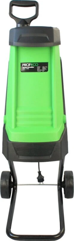 Broyeur De Jardin électrique Profeco 2000W - Broyeur Silencieux / Broyeur à Bois Diamètre 45 Mm - Avec Sac De Collecte De 50 Litres Et Poussoir Sécurisé -Vendite Pelouse Pro 369x1200