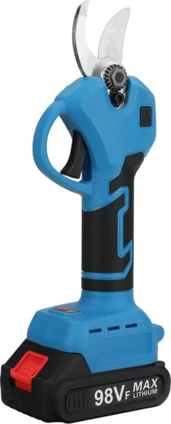Sécateur BRAVOBRO - Sécateur - Ø30mm - Électrique Ergonomique - Avec 2 Batteries - Pour Batterie Makita 18V - Pour Couper Et Tailler Les Branches Dans Les Vergers - Blauw