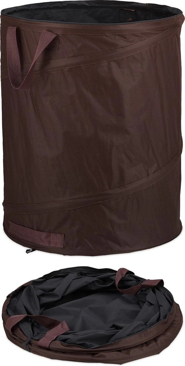 Sac à Déchets De Jardin Relaxdays Pop Up - Lot De 3 - 160 L - Sac De Jardin Pliable - Grand Sac à Feuilles 9 Sac à Déchets De Jardin Relaxdays Pop Up - Lot De 3 - 160 L - Sac De Jardin Pliable - Grand Sac à Feuilles – Image 9