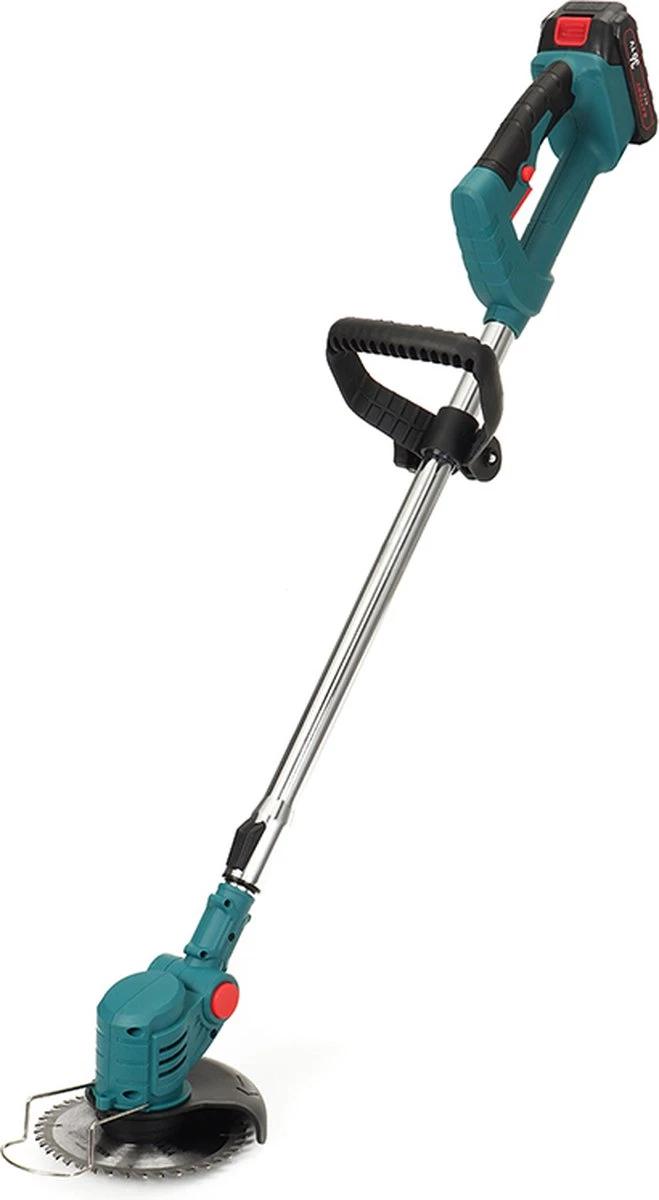 Coupe-herbe Coupe-herbe - Tondeuse à Gazon électrique Sans Fil Rechargeable - Tondeuse à Gazon Rotative - Tondeuse à Gazon - Poignée Réglable - Avec 2 Piles - Pour Tailler La Pelouse De Jardin - Blauw 5 Coupe-herbe Coupe-herbe - Tondeuse à Gazon électrique Sans Fil Rechargeable - Tondeuse à Gazon Rotative - Tondeuse à Gazon - Poignée Réglable - Avec 2 Piles - Pour Tailler La Pelouse De Jardin - Blauw – Image 5