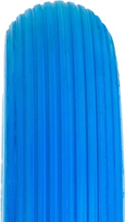 Roue De Brouette Relaxdays 4.80/4.00-8 Avec Axe - Roue De Secours Tout Caoutchouc Anti Crevaison - Jante Acier - Bleu -Vendite Pelouse Pro 675x1200