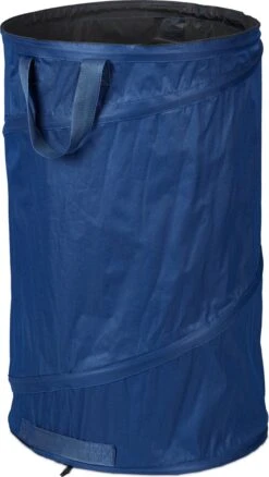 Relaxdays Pop Up Sac à Déchets De Jardin - Lot De 2 - Sac De Jardin 120 L - Bleu - Sac à Mauvaises Herbes - Sac à Feuilles -Vendite Pelouse Pro 676x1200