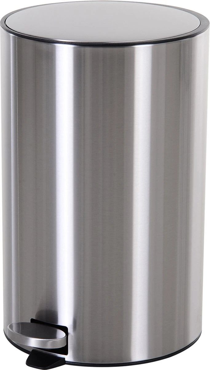 HOMCOM Prullenbak Poubelle Poubelle à Pédale Poubelle Intérieure 12 L Fermeture Amortie Inox PP Soft 1 HOMCOM Prullenbak Poubelle Poubelle à Pédale Poubelle Intérieure 12 L Fermeture Amortie Inox PP Soft