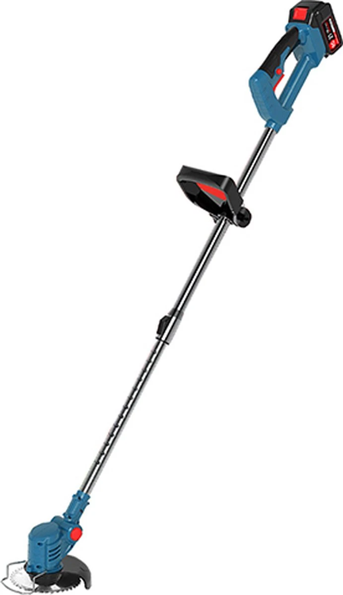 Tondeuse à Gazon Coupe-herbe- Tondeuse à Gazon électrique Sans Fil Rechargeable - Tondeuse à Gazon Rotative - Tondeuse à Gazon - Poignée Réglable - Avec 2 Piles - Pour La Coupe De Pelouse De Jardin - Blauw 9 Tondeuse à Gazon Coupe-herbe- Tondeuse à Gazon électrique Sans Fil Rechargeable - Tondeuse à Gazon Rotative - Tondeuse à Gazon - Poignée Réglable - Avec 2 Piles - Pour La Coupe De Pelouse De Jardin - Blauw – Image 9