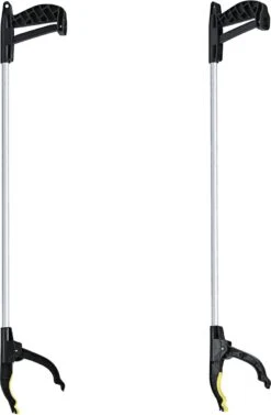 4x Pièces De Pince à Déchets/aide à La Prise Avec Aimant 75 Cm - Pince à Litière Avec Poignée De Serrage