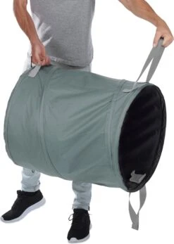 Lot De 3 Sacs Poubelles De Jardin Relaxdays - Sac à Feuilles Pop-up - 160 L - Sac De Jardin - 3 Anses - Gris -Vendite Pelouse Pro 855x1200 2