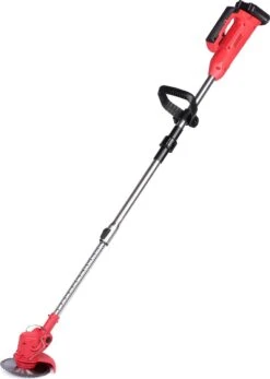 Wolike Coupe-herbe - Machine à Gazon Pivotante - Tondeuse à Gazon Pliable - Coupe- Coupe-herbe - Électrique Sans Fil Rechargeable - Poignée Réglable - Avec 2 Piles - Pour Tondre La Pelouse De Jardin - Rouge -Vendite Pelouse Pro 855x1200