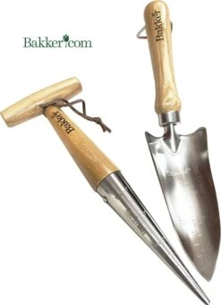 Bakker Ensemble D'outils De Jardinage De Haute Qualité En Acier Inoxydable Et Pelle à (re)planter - Mise à L'échelle